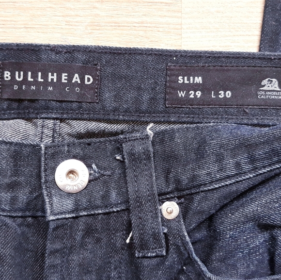 Bullhead Denim Co. Dark Indigo Slim Jeans W 29" L 30" - Picture 3 of 10